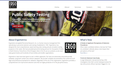 Desktop Screenshot of ergometrics.org